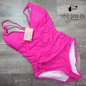 CharmLeaks Strappy Back Tummy COntrol One Piece Swimsuit Size L